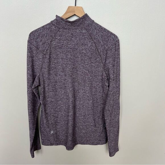 Lululemon Surge Warm 1/2 Zip Pullover Men’s Size Medium Heathered Black Cherry - Picture 8 of 14